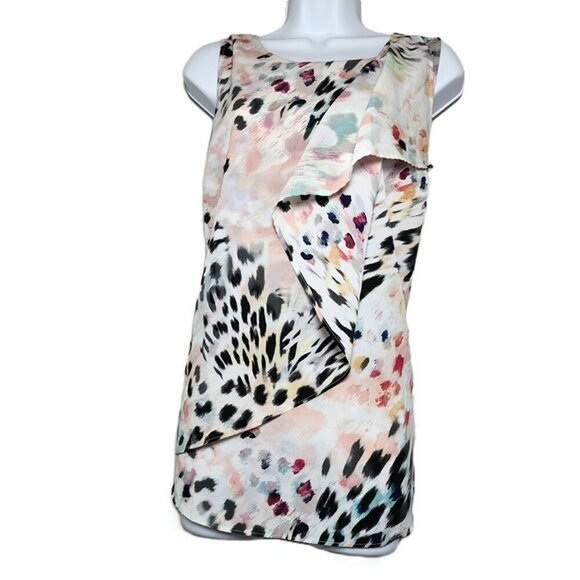 Apt. 9 XL Sleeveless Blouse | Pink Animal Print | Flowy & Lightweight - Picture 2 of 12
